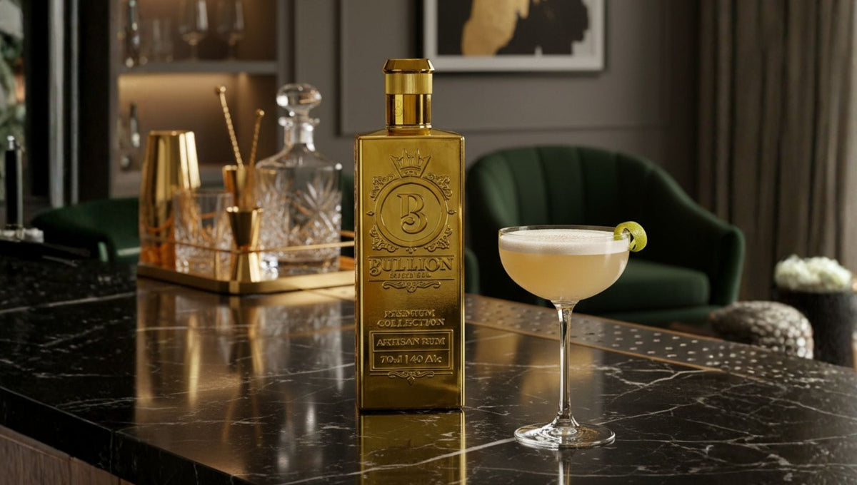 THE DOCTOR’S BULLION GOLD RUMTINI — The Bottle Club
