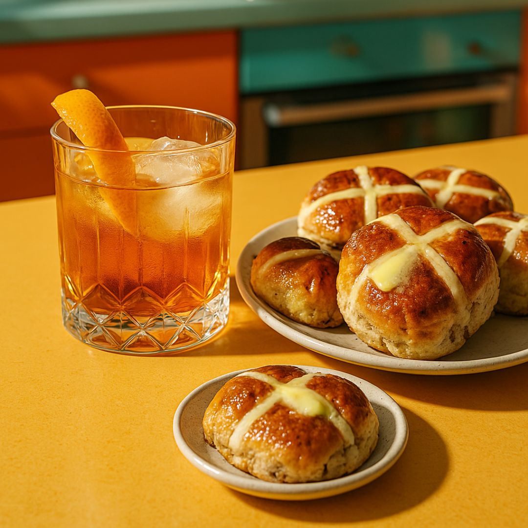 Easter Hot Cross Bun Old Fashioned Cocktail Recipe — The Bottle Club