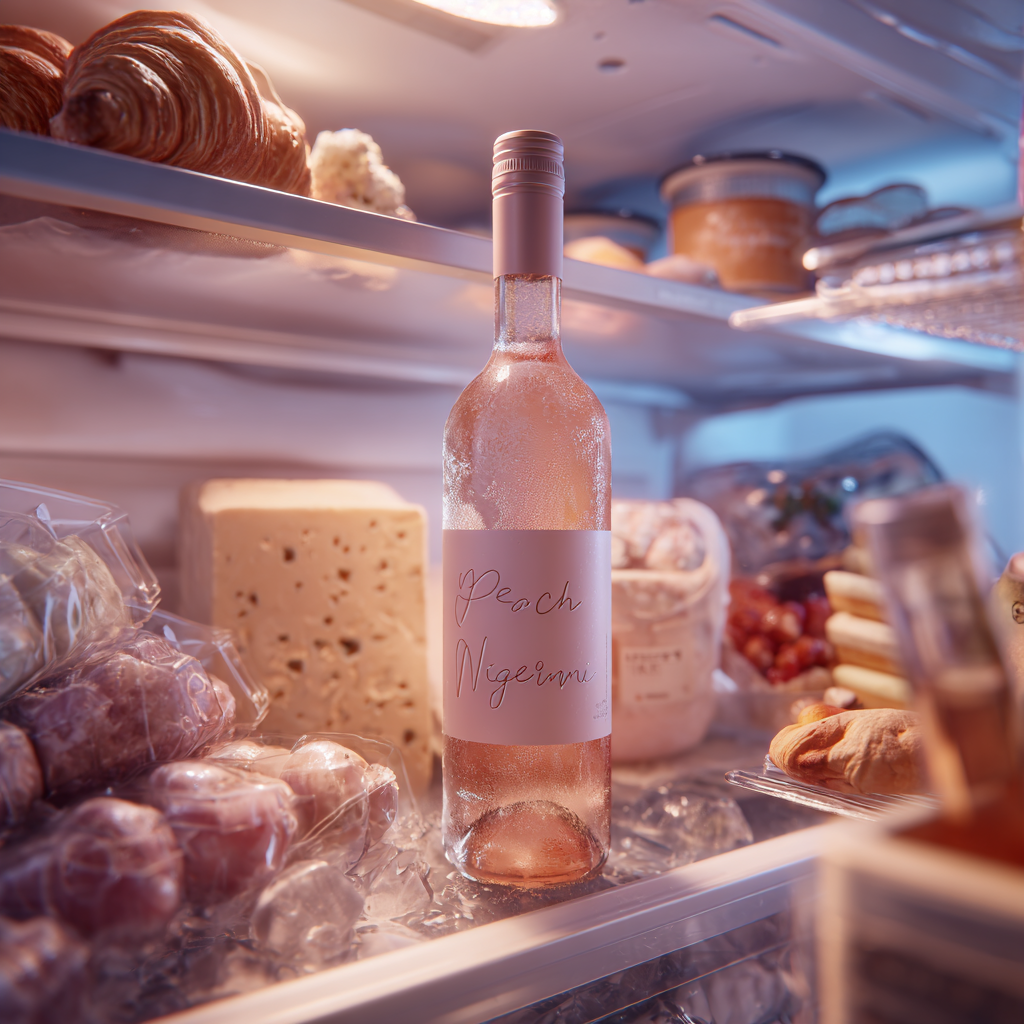 Freezer Door Peach Negroni Cocktail Recipe — The Bottle Club