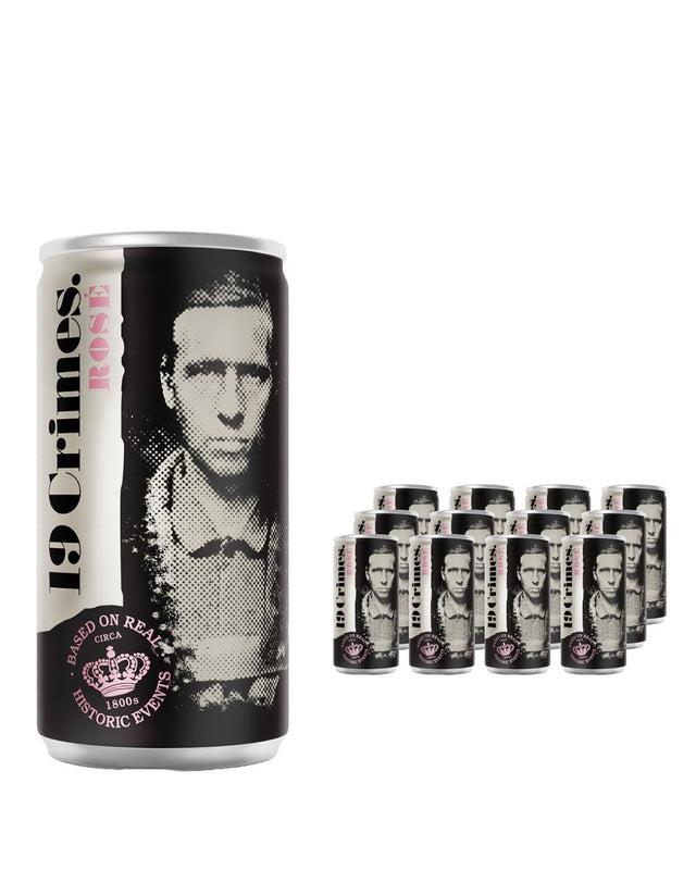 19 Crimes Rosé Wine Can Multipack, 12 x 187 ml rose-wine