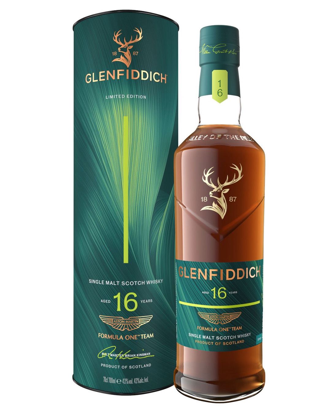 Glenfiddich Aston Martin Edition 16 Year Old Single Malt Whisky, 70 cl