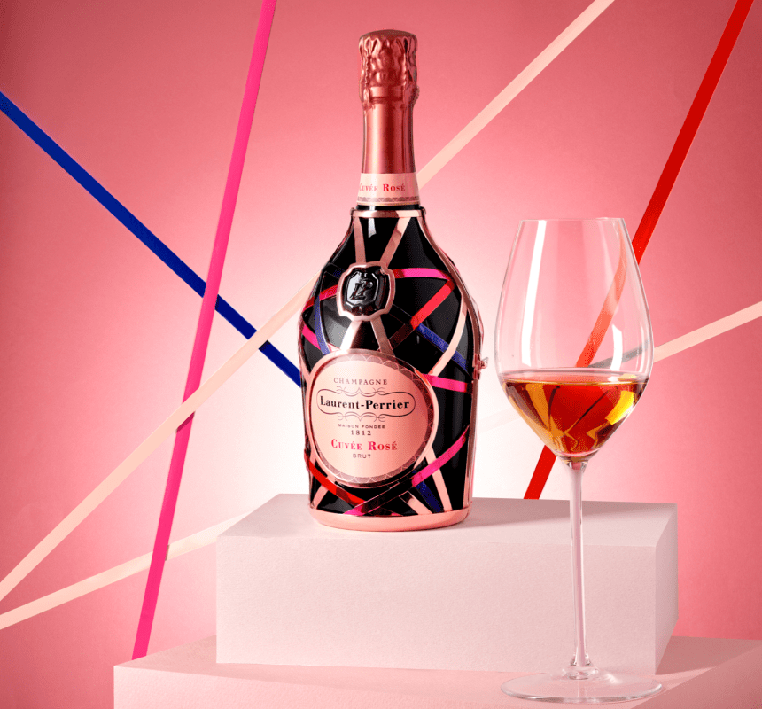 Exclusive Laurent-Perrier Cuvée Rosé Ribbons