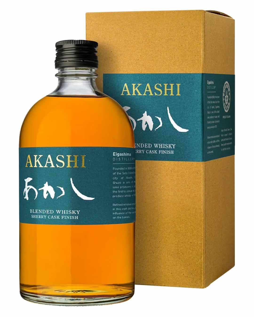 Akashi Sherry Cask Finish Blended Whisky, 50 cl Whisky