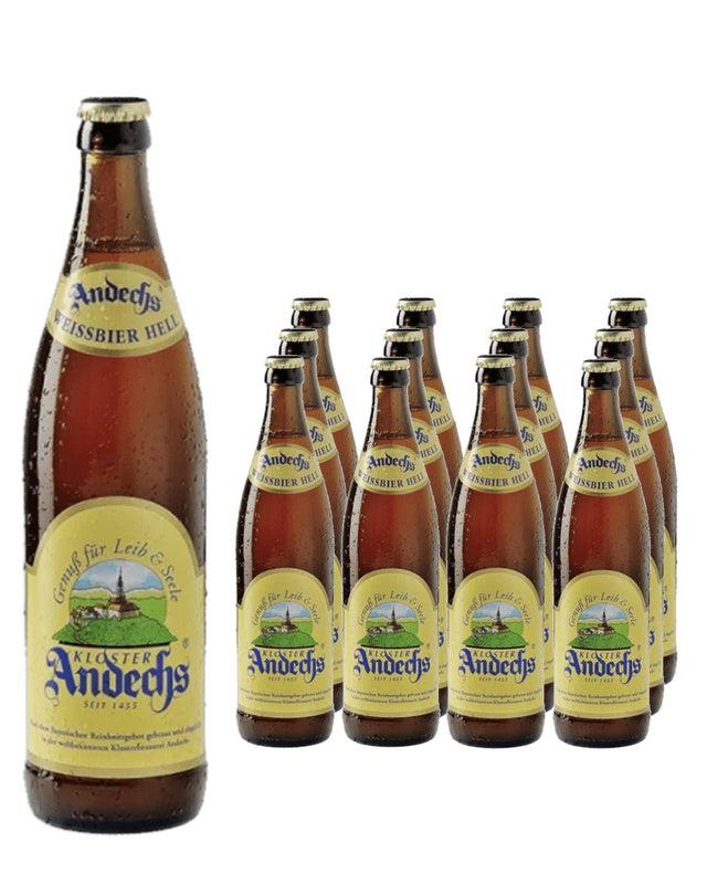 Andechs Weissbier Hell Multipack, 12 x 500 ml beer