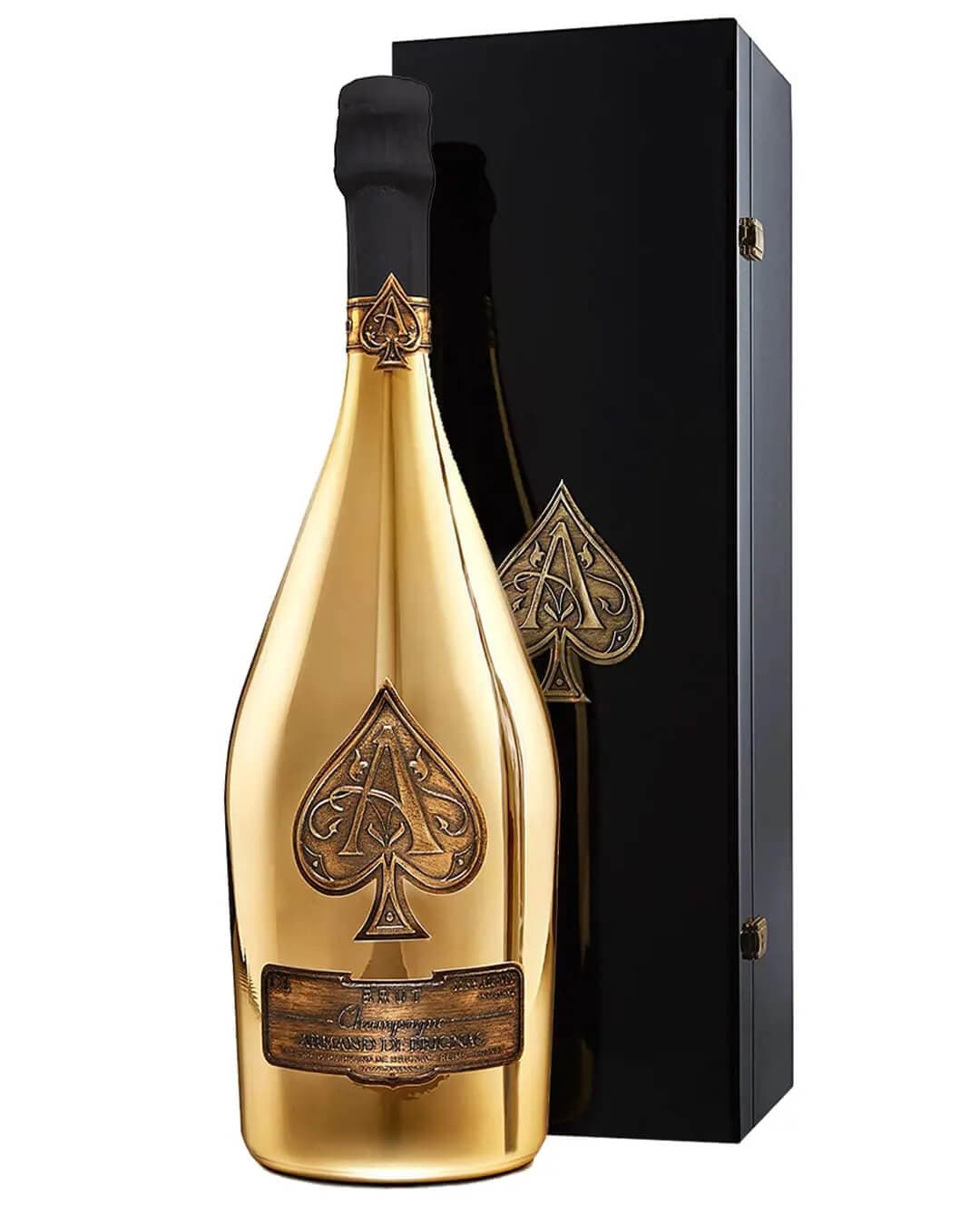 Armand de Brignac Ace of Spades Brut Gold Champagne Magnum in Gift Box, 1.5 L Champagne & Sparkling 3760350602053