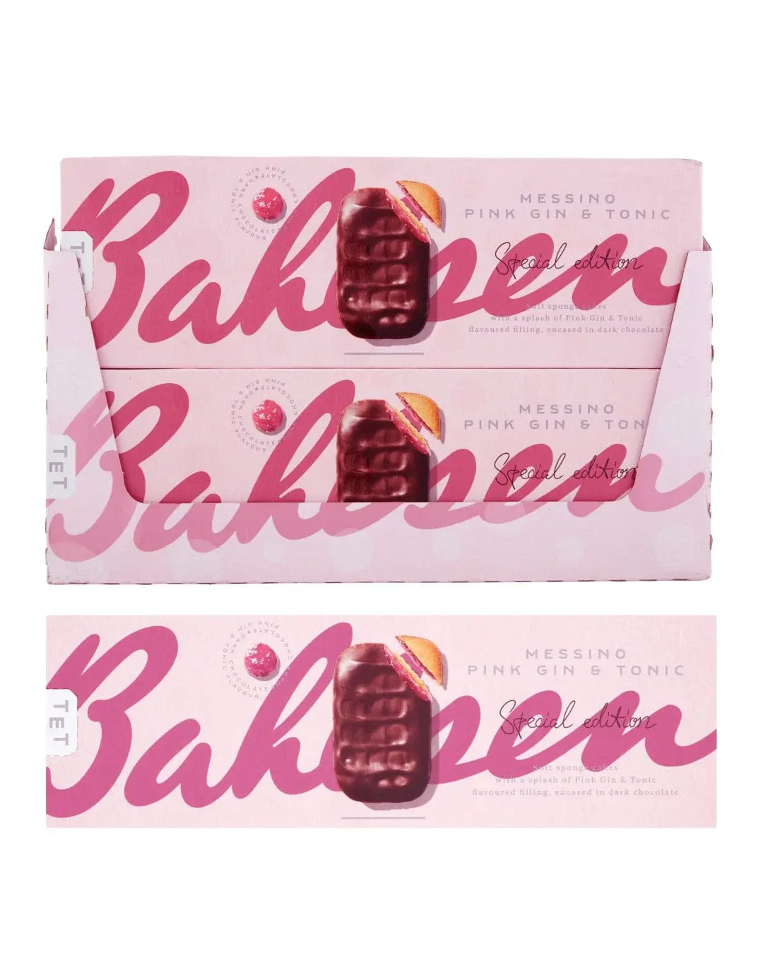 Bahlsen Messino Pink Gin & Tonic Jaffa Cakes, 12 x 125g Multipack Snacks
