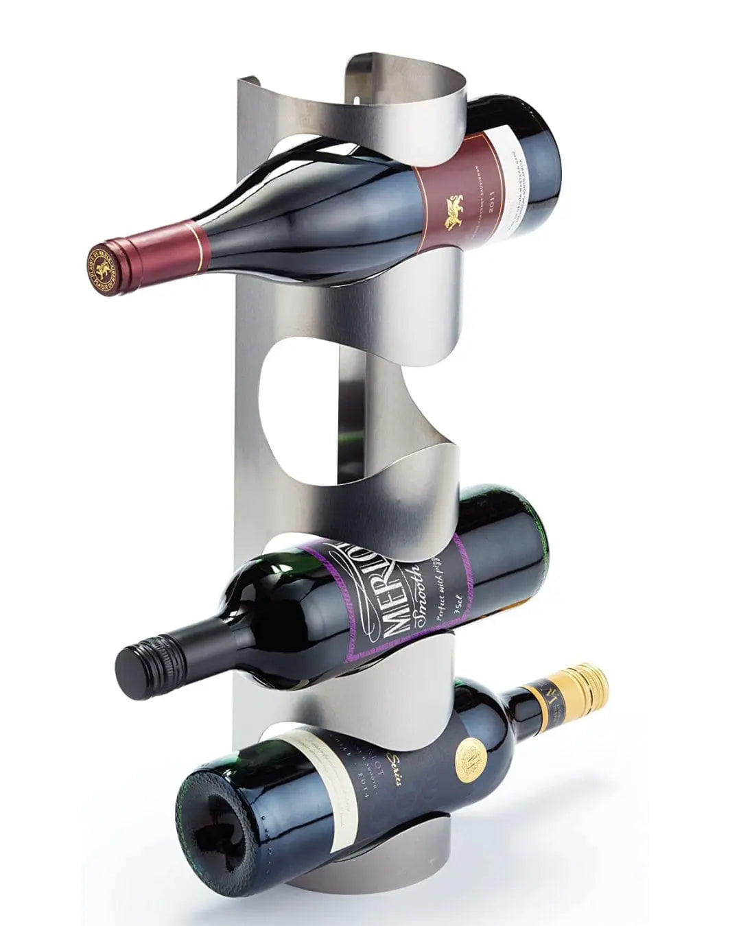 BarCraft Cut Wall Mounted Wine Rack Stainless Steel – The Bottle Club
