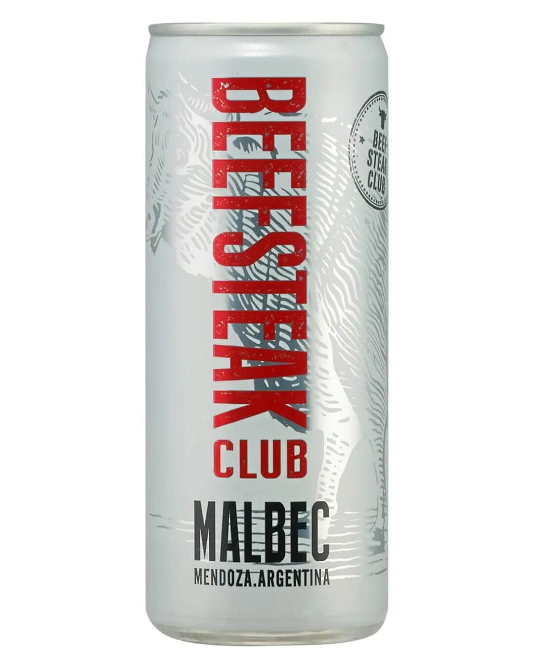 Beefsteak Club Malbec Can, 250 ml Red Wine 5011932013216