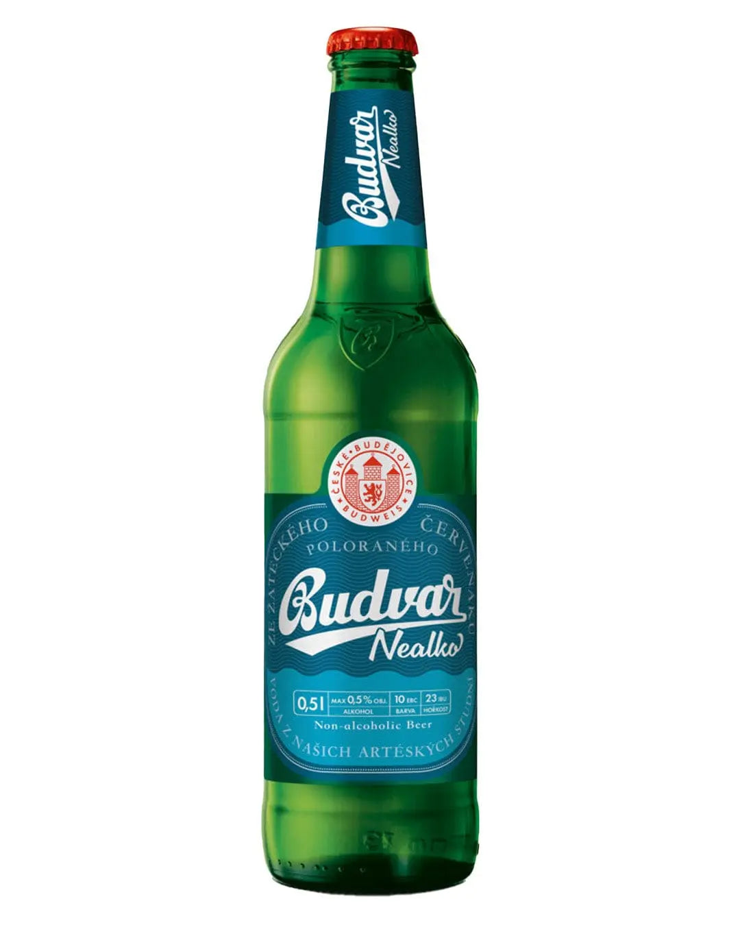 Budweiser Budvar Non Alcoholic Beer, 500 ml The Bottle Club