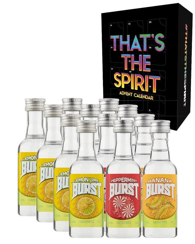 Burst Liqueur Advent Calendar, 12 x 5 cl spirit-miniatures
