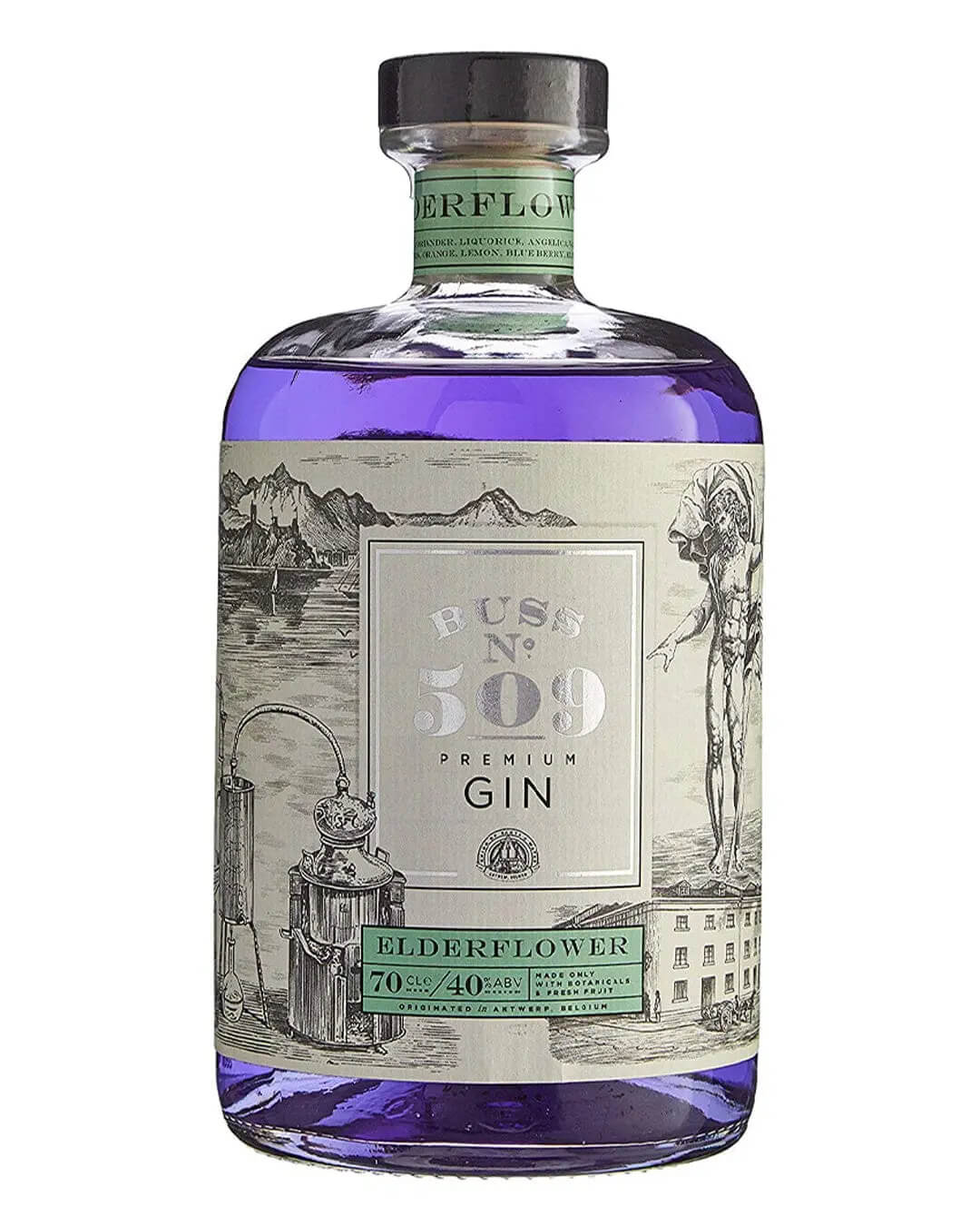 Buy No. 509 Elderflower Gin online at The Bottle Club