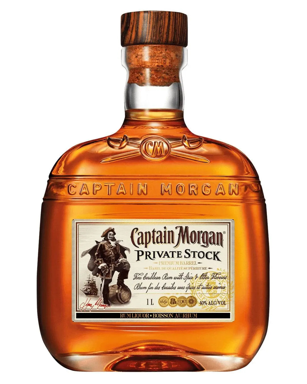 Captain Morgan Private Stock Rum, 1 L Rum