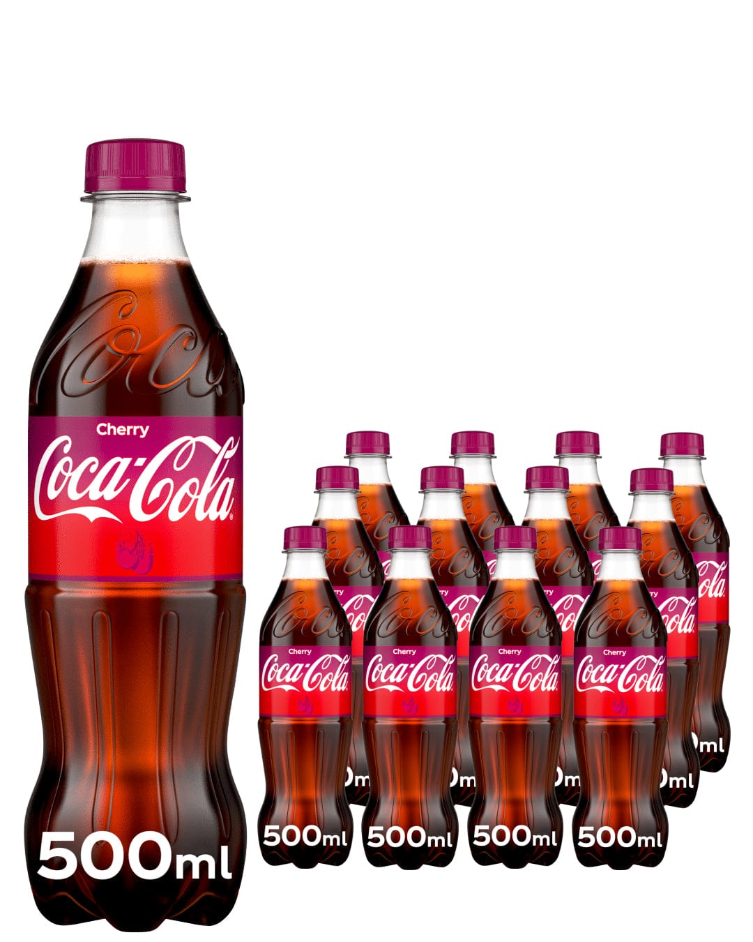 Coca Cola Cherry Multipack, 12 x 500 ml Soft Drinks & Mixers