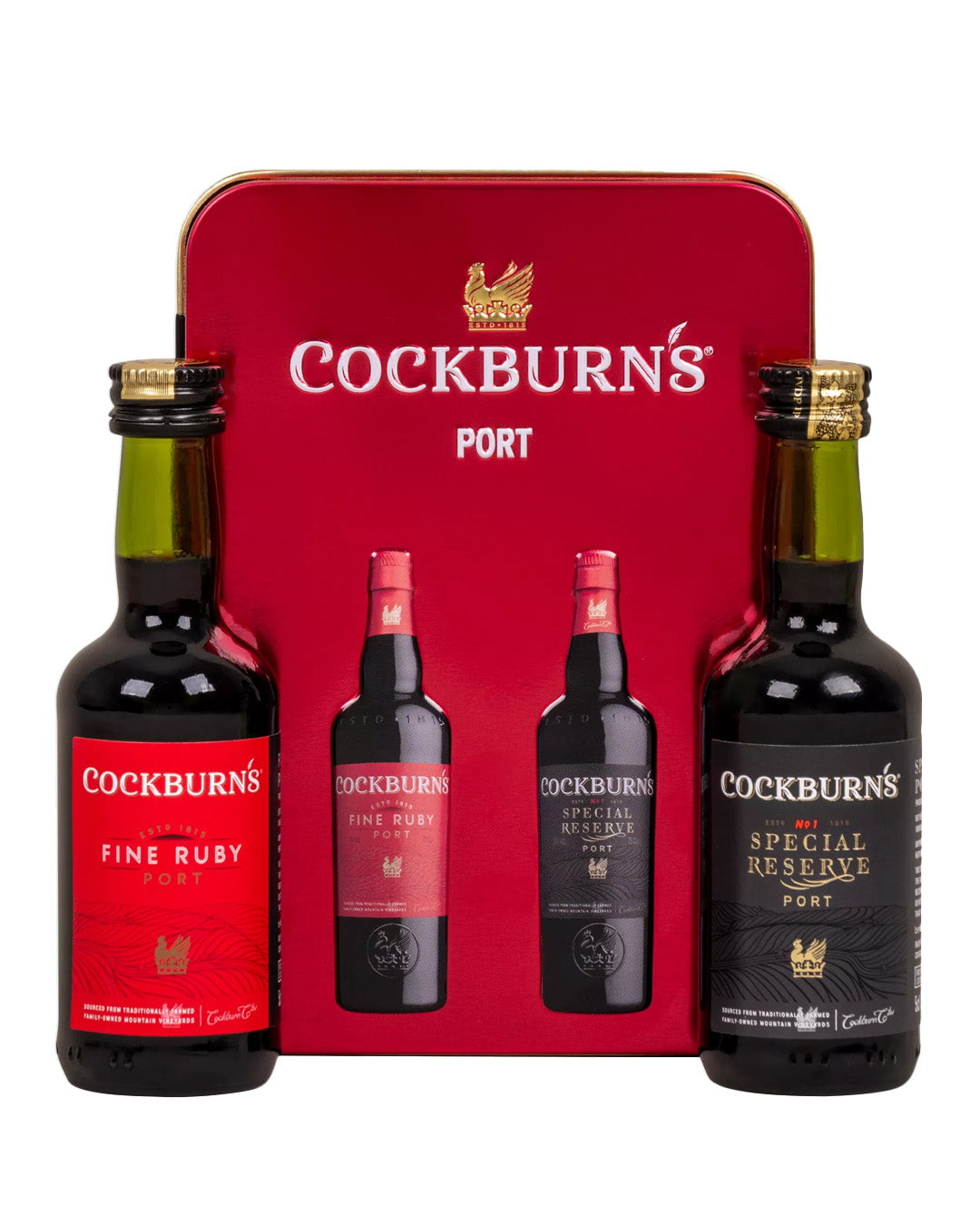 Cockburn's Port Duo Tin, 2x 5cl Fortified & Other Wines