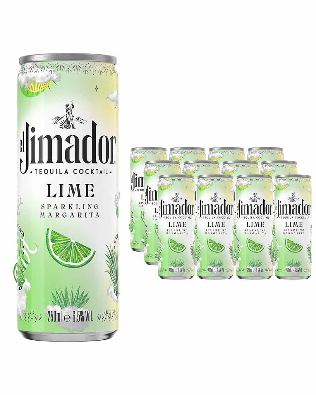 El Jimador Lime Margarita Can Multipack, 12 x 250ml Ready To Drink