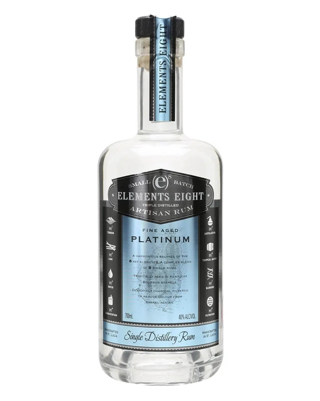 Elements Eight Platinum Rum, 70 cl Rum 5060119770008