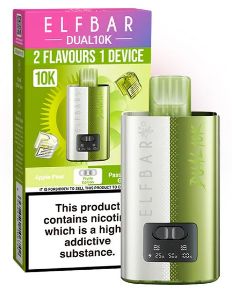 Elf Bar Dual 10K Refillable Fruity Edition Pod Kit spirits