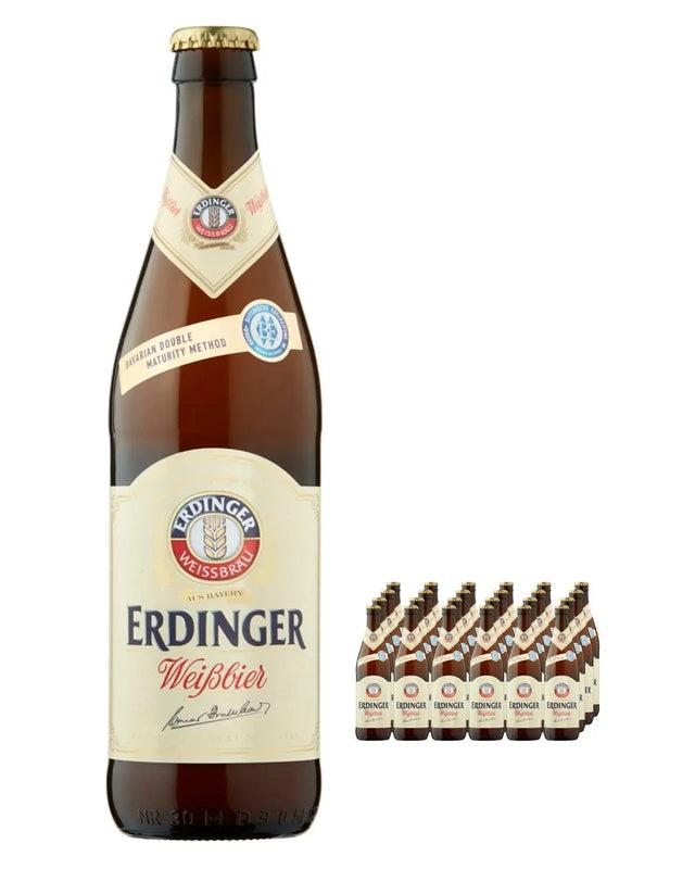 Erdinger Weissbier Beer Bottle Multipack, 12 x 500 ml beer