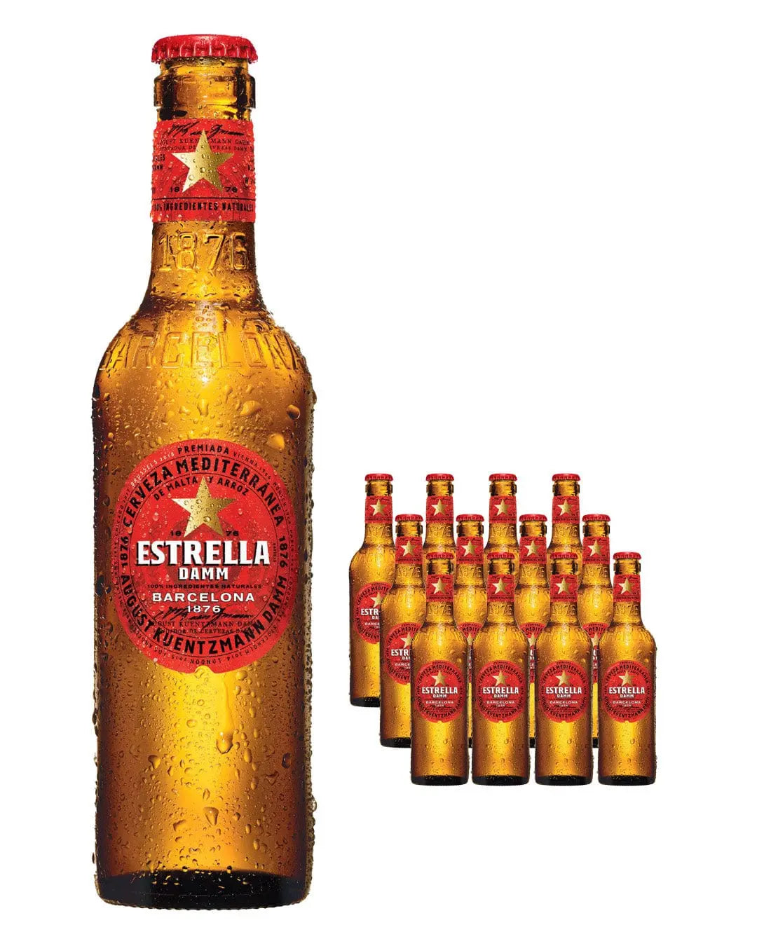 Estrella Damm Beer Multipack, 24 x 330 ml Beer
