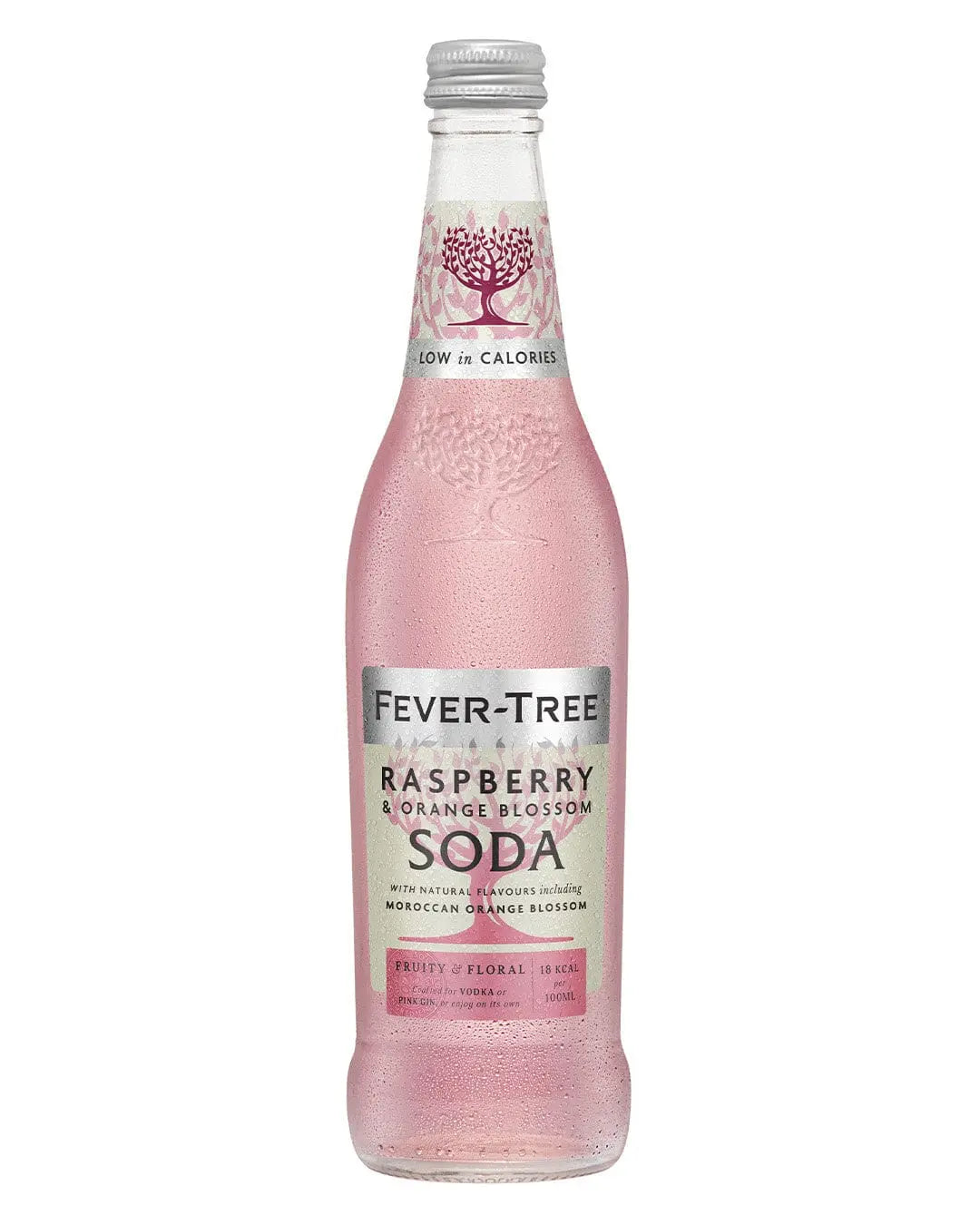 Fever Tree Raspberry & Orange Blossom Soda Water, 500 ml Soft Drinks & Mixers