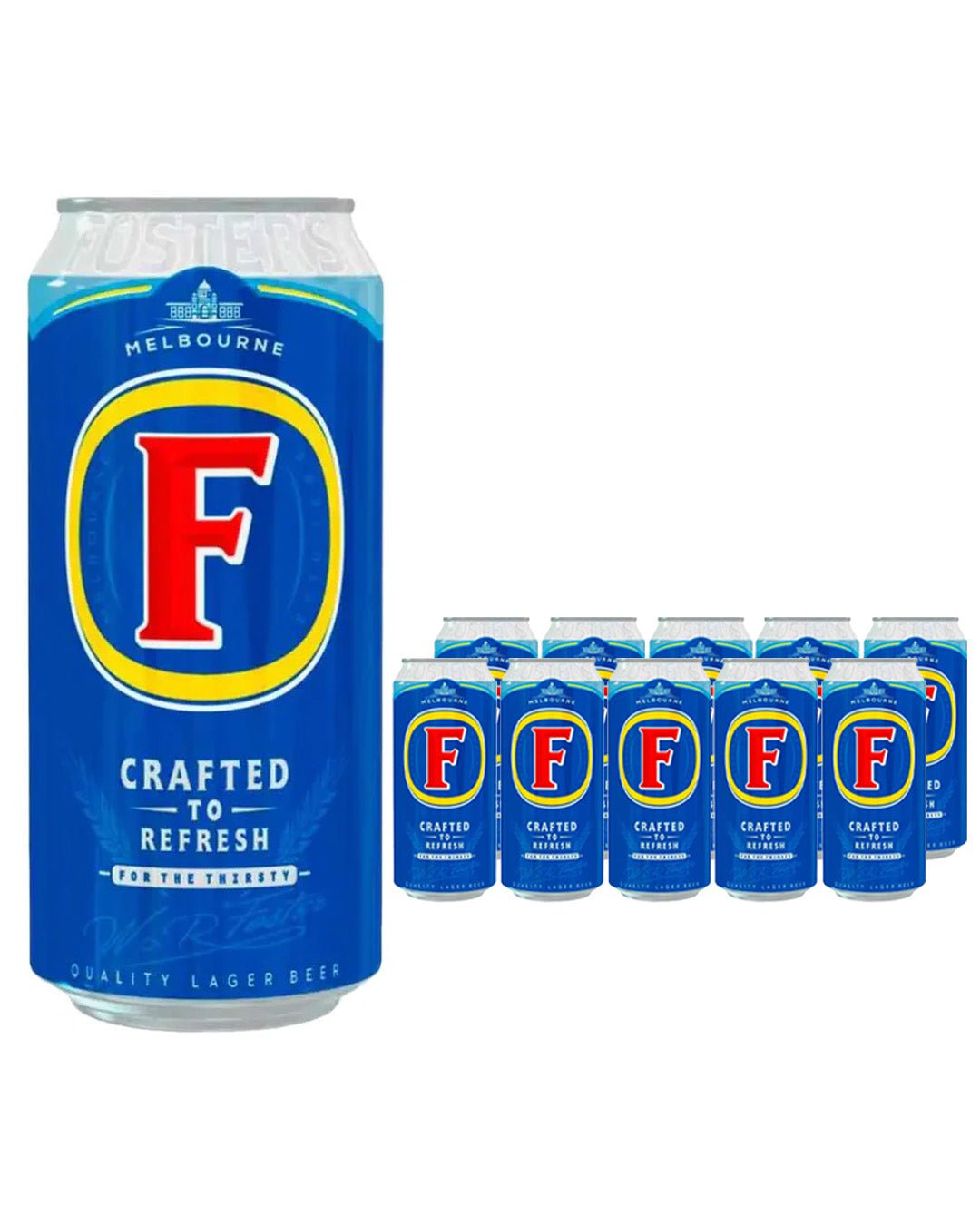 Foster's Melbourne Lager Beer Cans Multipack, 10 x 440 ml – The