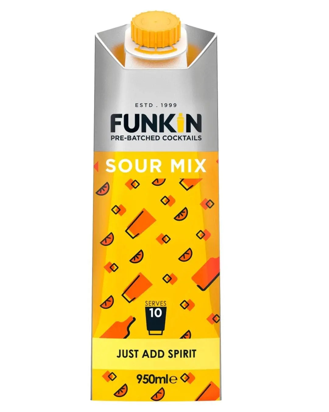 Funkin Sour Mix Cocktail Carton, 950 ml Ready Made Cocktails 5060065300069