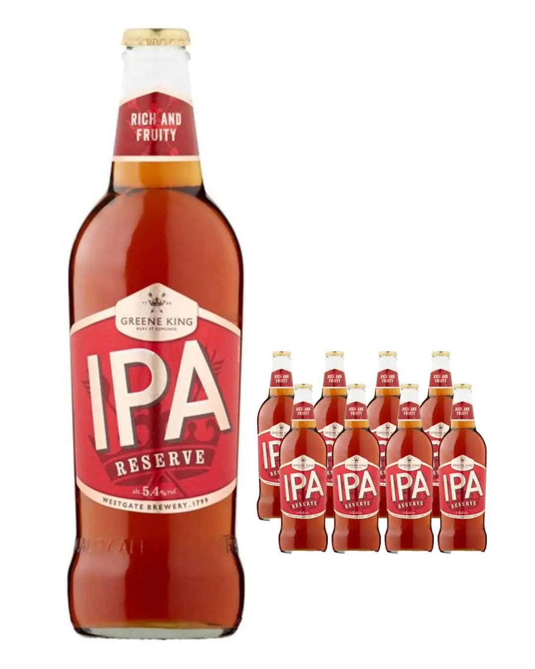 Greene King IPA Reserve Beer Multipack, 8 x 500 ml Beer 05010549304588