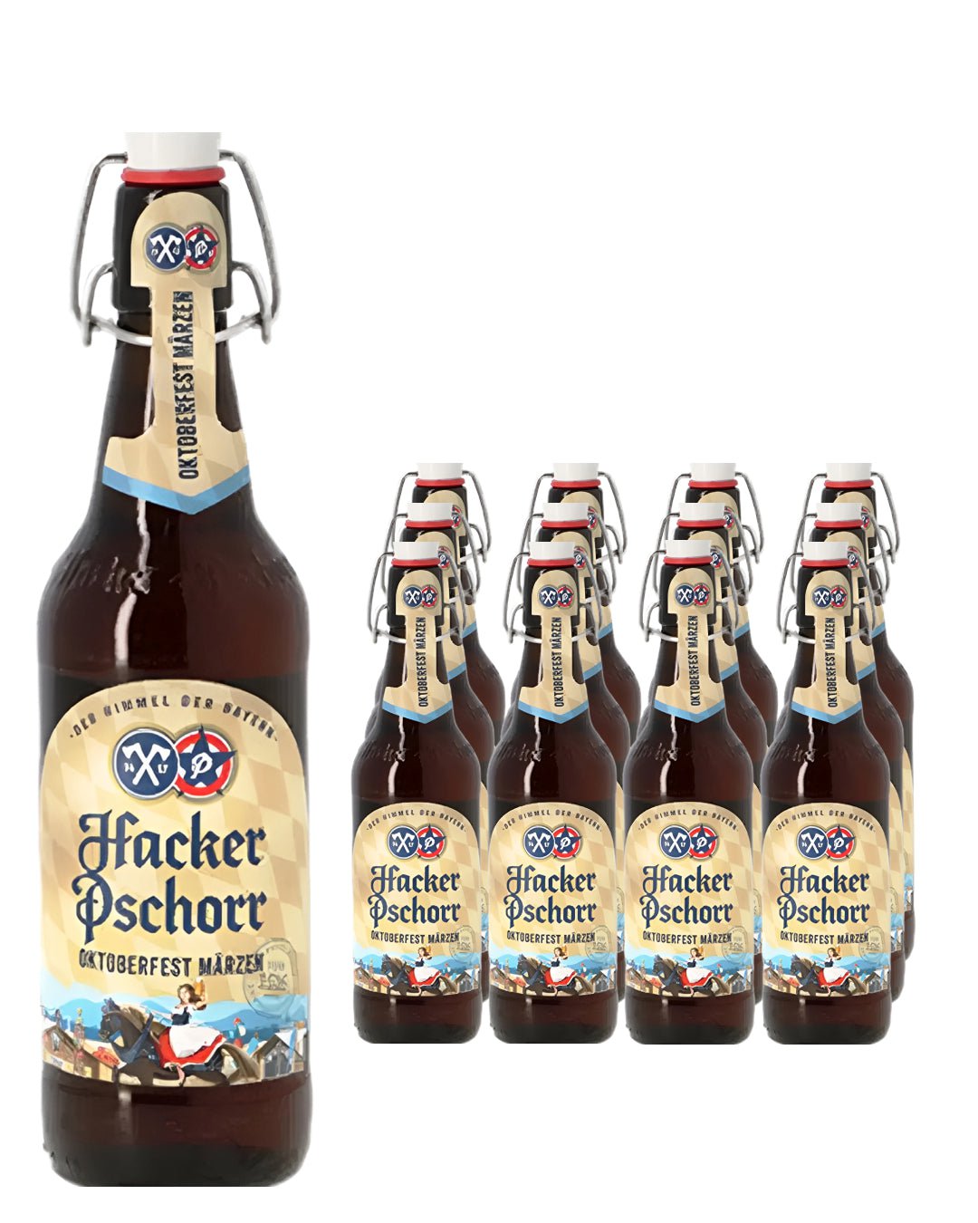 Hacker Pschorr Oktoberfest Beer Multipack, 12 x 500 ml Beer