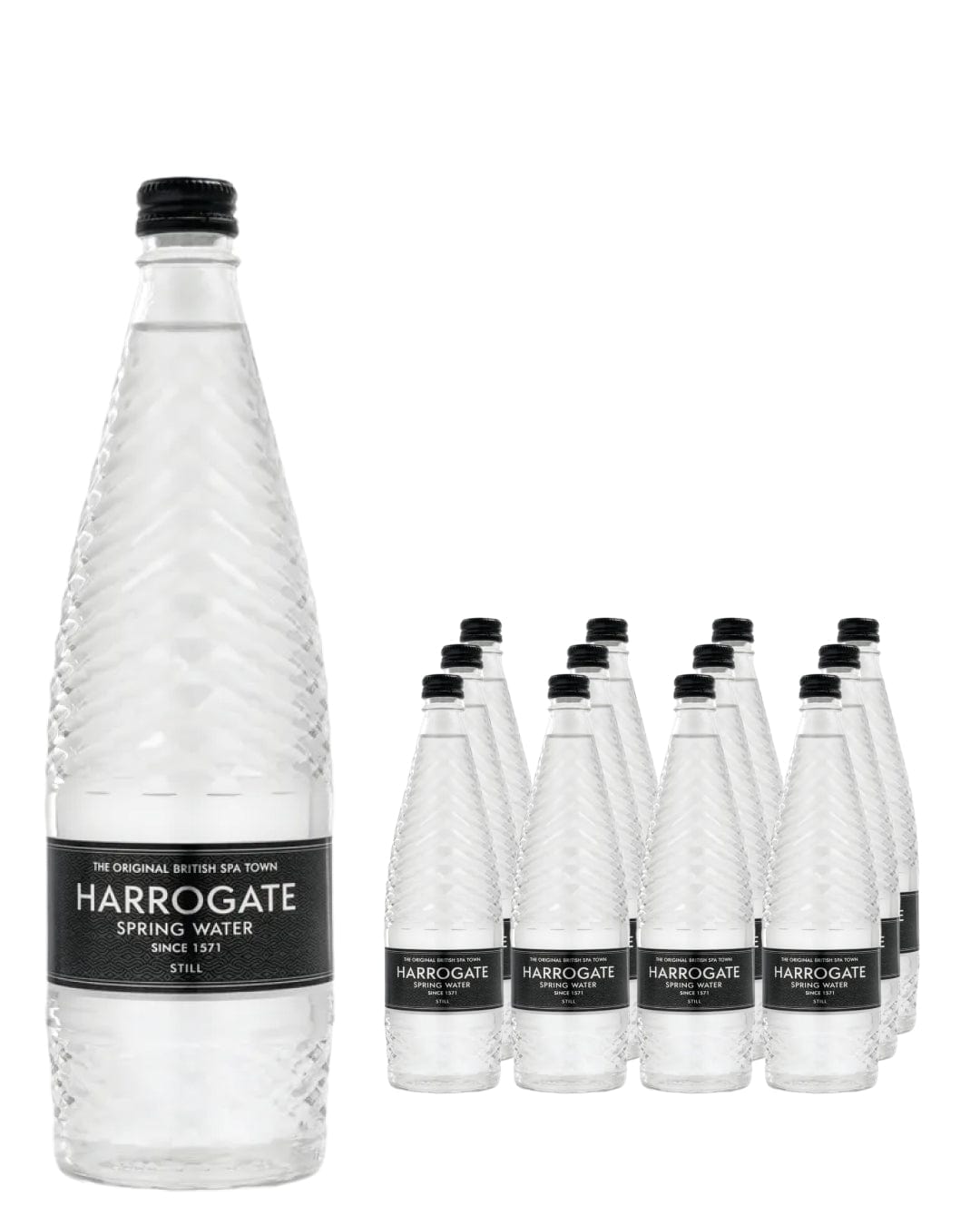 Harrogate Spring Water Still Glass Bottle Multipack, 12 x 750 ml Water