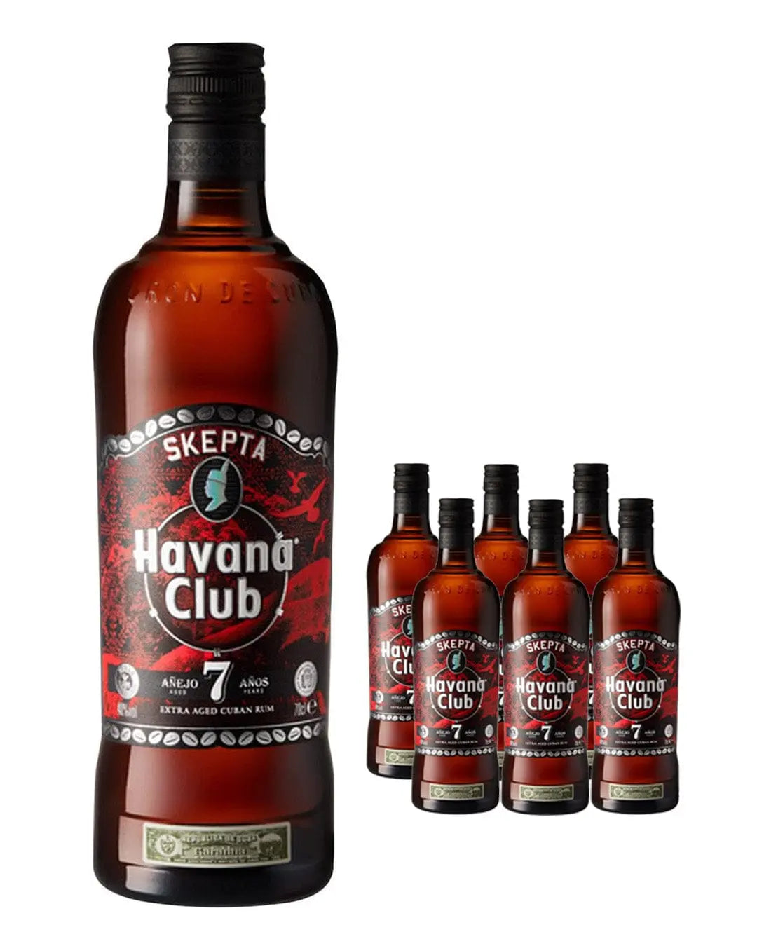 Havana Club x Skepta 7 Year Old Anejo Rum 2.0 Case, 6 x 70 cl Rum