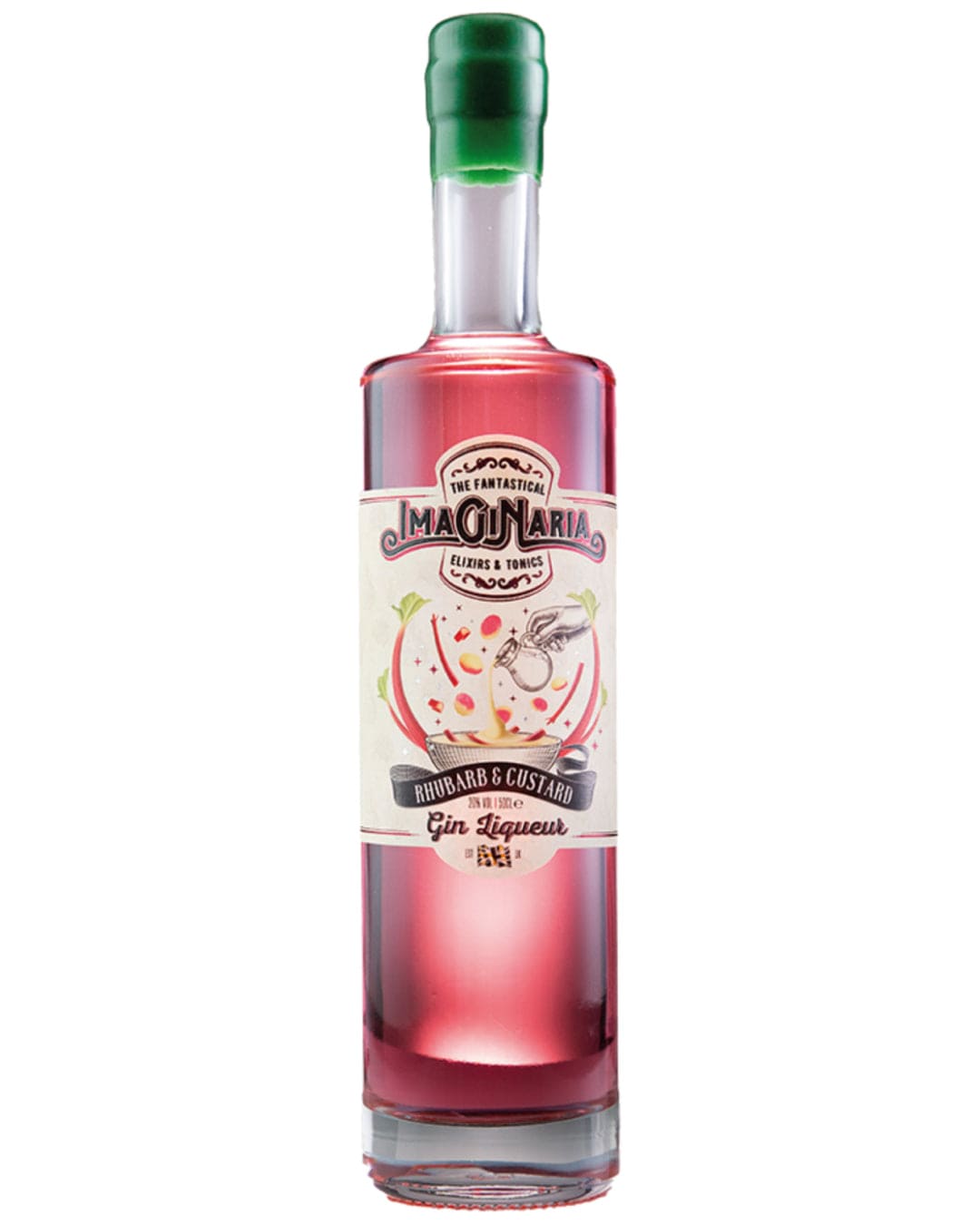 Imaginaria Rhubarb & Custard Gin Liqueur, 50 cl Liqueurs & Other Spirits