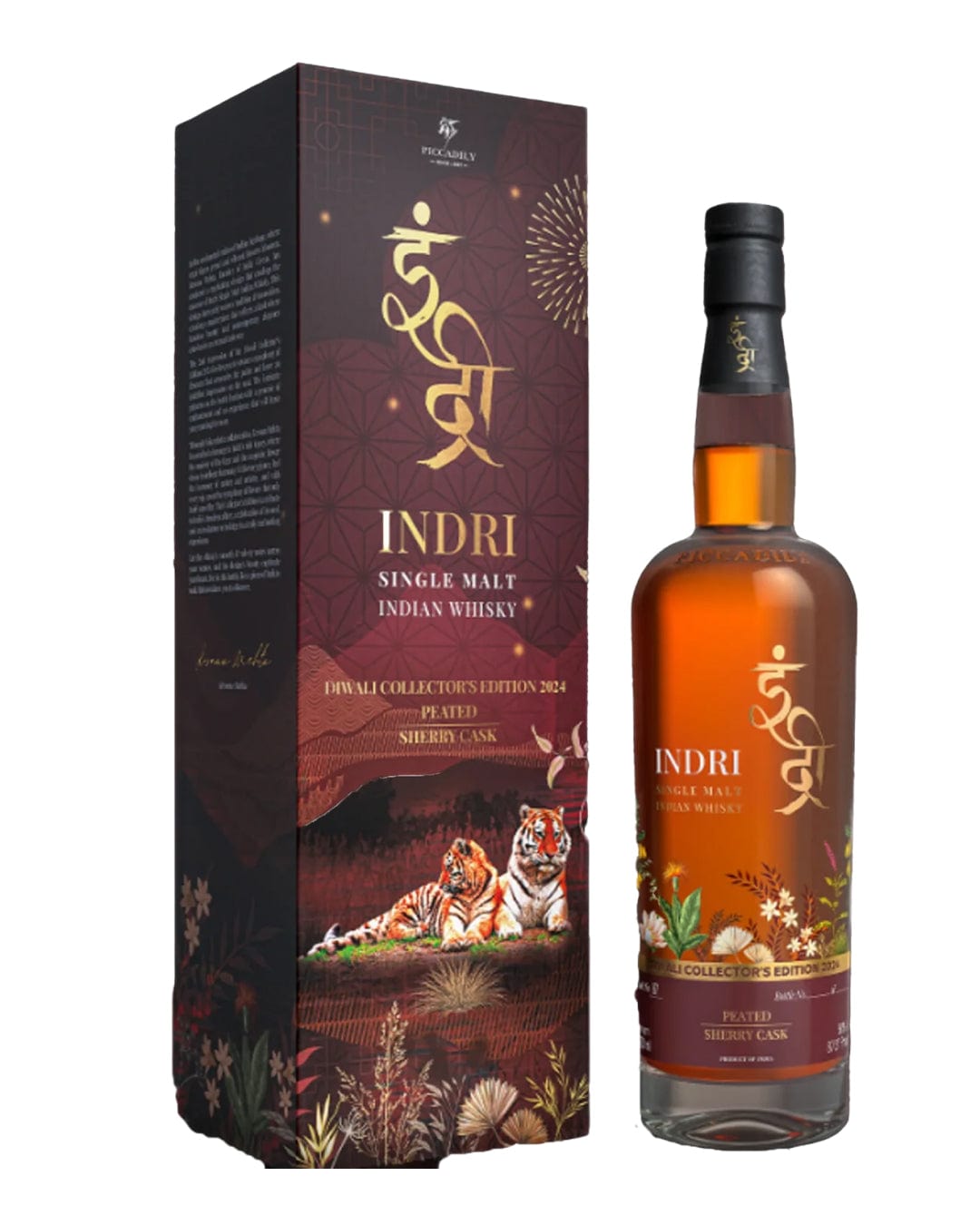 Indri Diwali Collector's Edition 2024 Indian Single Malt Whisky, 70 cl Whisky