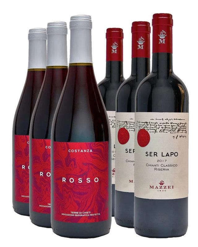 Italian Red Wine Case, 6 x 75 cl wine-cases