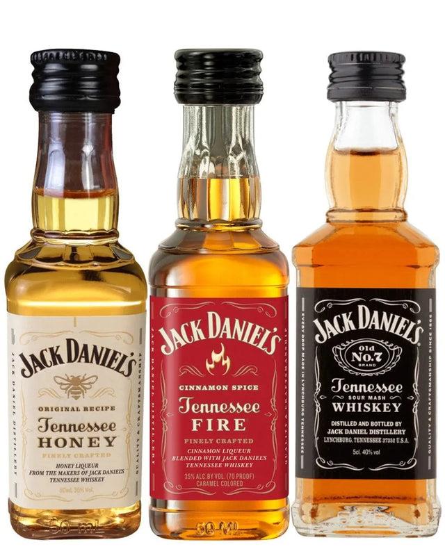 Jack Daniel's Whiskey Trio Miniature Pack, 3 x 5 cl – The Bottle Club