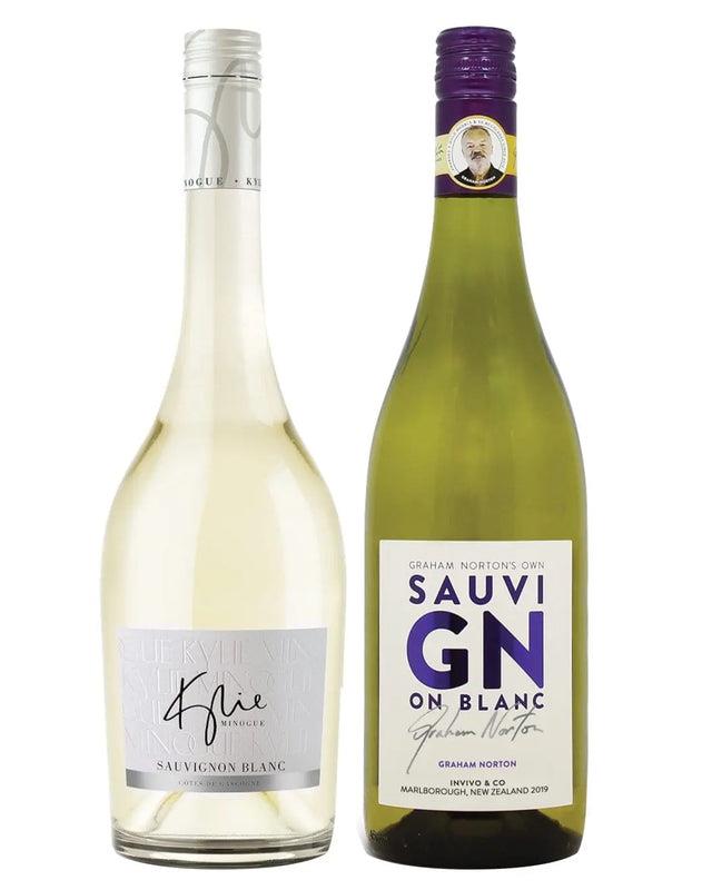 Kylie Minogue and Graham Norton Sauvignon Blanc Tasting Set, 2 x 75 cl wine-cases