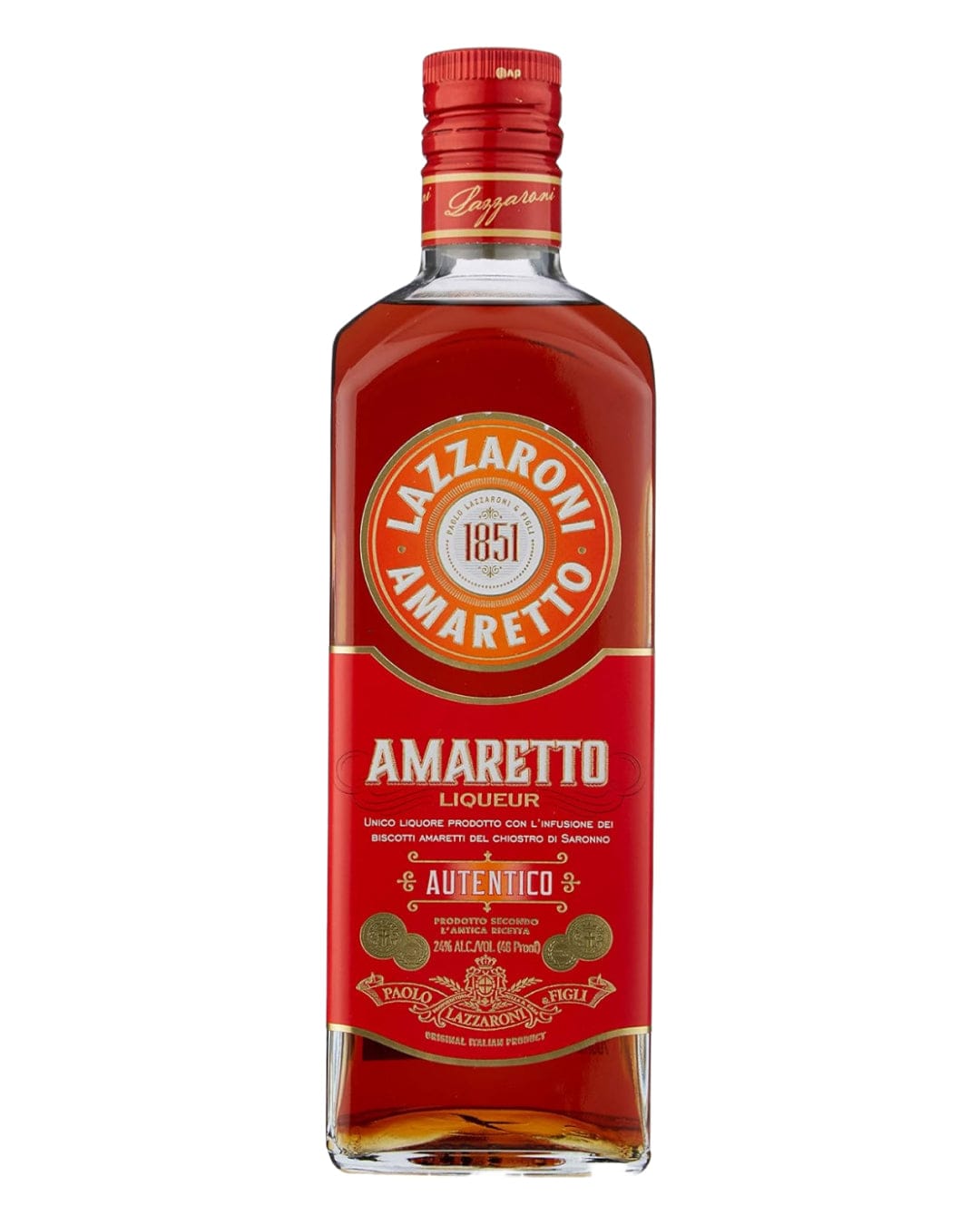 Lazzaroni Amaretto 1851 Liqueur, 70 cl Liqueurs & Other Spirits