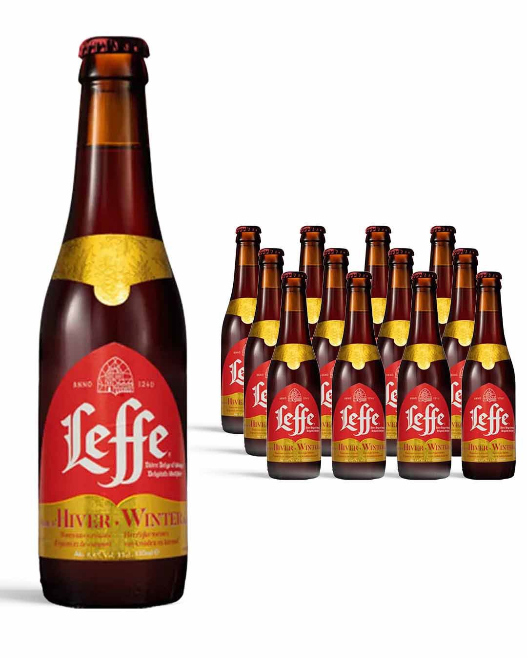 Leffe Winter Belgian Beer Bottle Multipack, 12 x 330 ml beer
