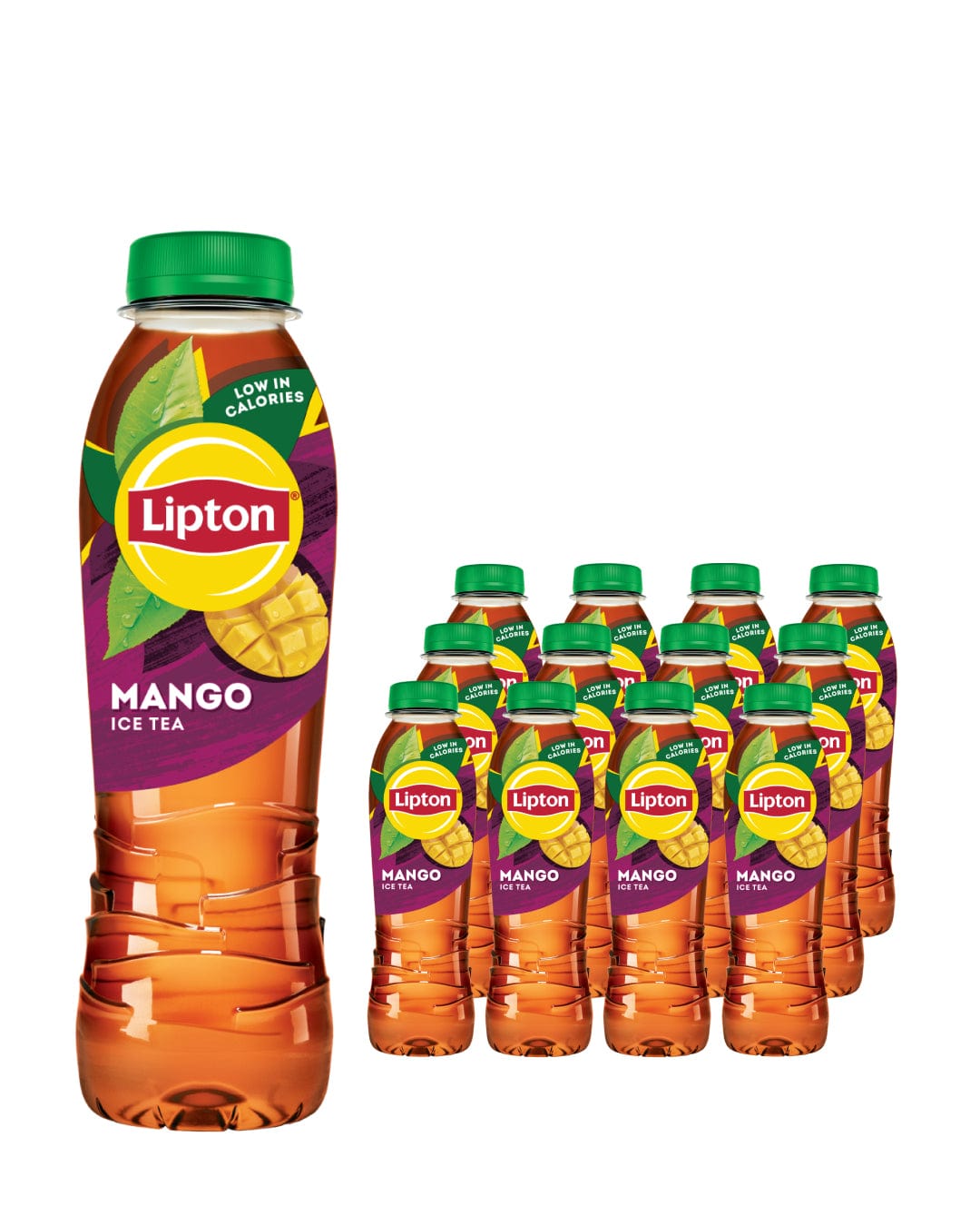 Lipton Mango Flavour Ice Tea Multipack, 12 x 500 ml Soft Drinks & Mixers