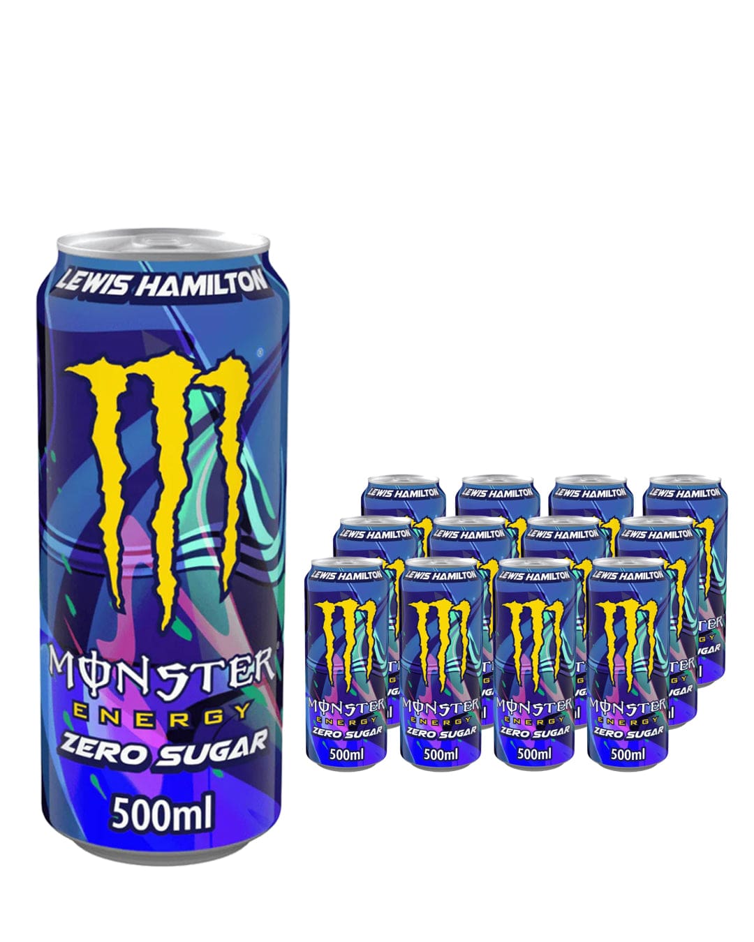 Monster Zero Sugar Lewis Hamilton Energy Drink Can Multipack 12 X 500 monster-zero-sugar-lewis-hamilton-energy-drink-can-multipack-12-x-500
