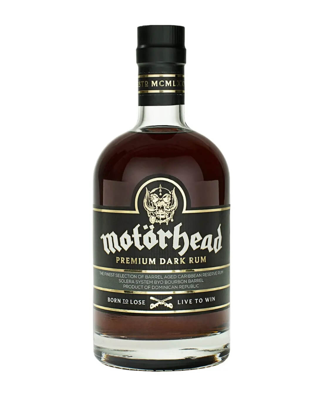 Motorhead Premium Dark Rum, 70 cl Rum 7350064820179