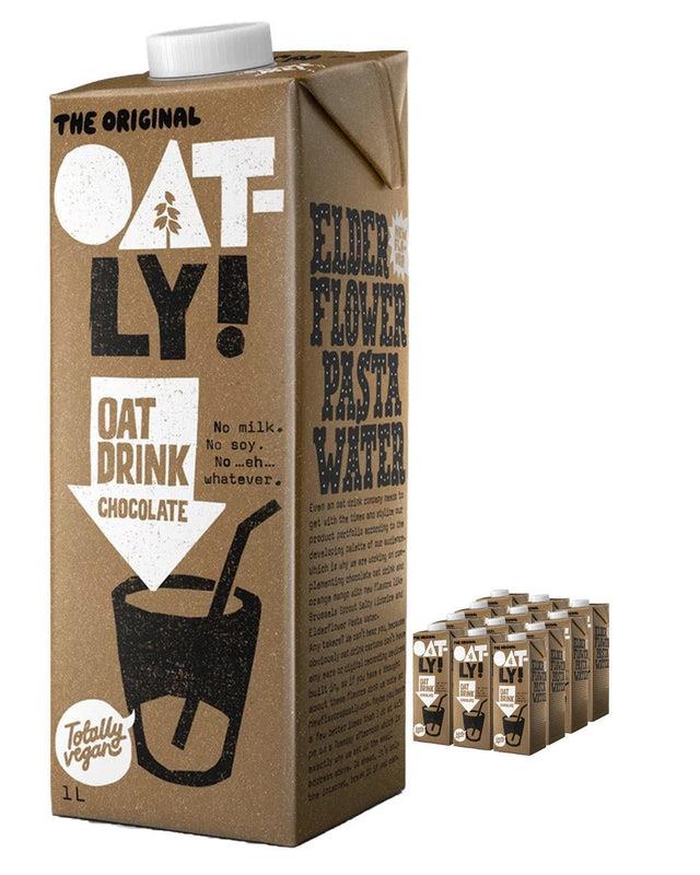 Oatly Oat Drink Chocolate Multipack, 12 x 1 L Milk & Milkshakes