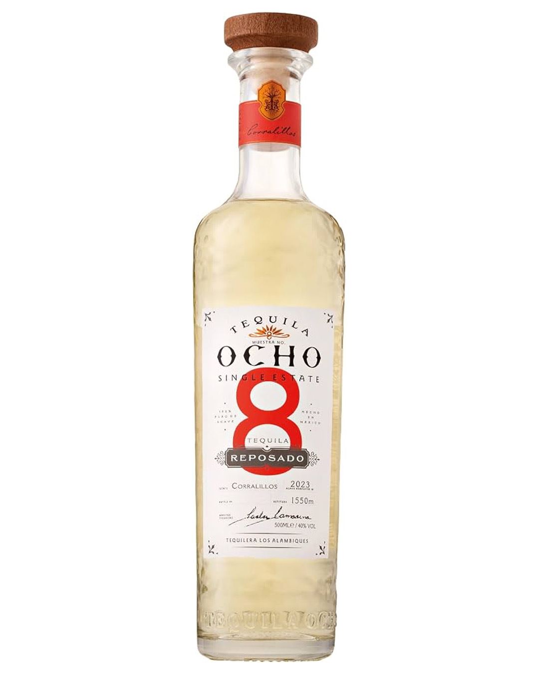 Ocho Reposado Tequila, 50 cl tequila-mezcal