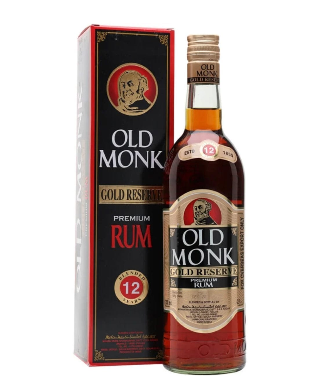 Old Monk Gold Reserve Rum, 70 cl Rum
