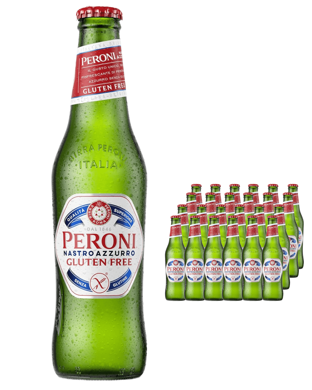 Peroni Beer Nastro Azzuro 4 x Frosted Beer Glasses 2 x 600 Peroni Beer Nastro Azzuro 4 x Frosted Beer Glasses 2 x 600
