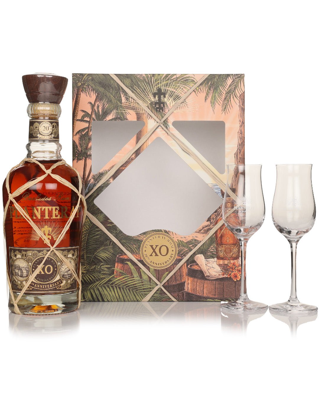 Planteray XO Rum & Tulip Glass Gift Set, 70 cl Rum 3460410528711