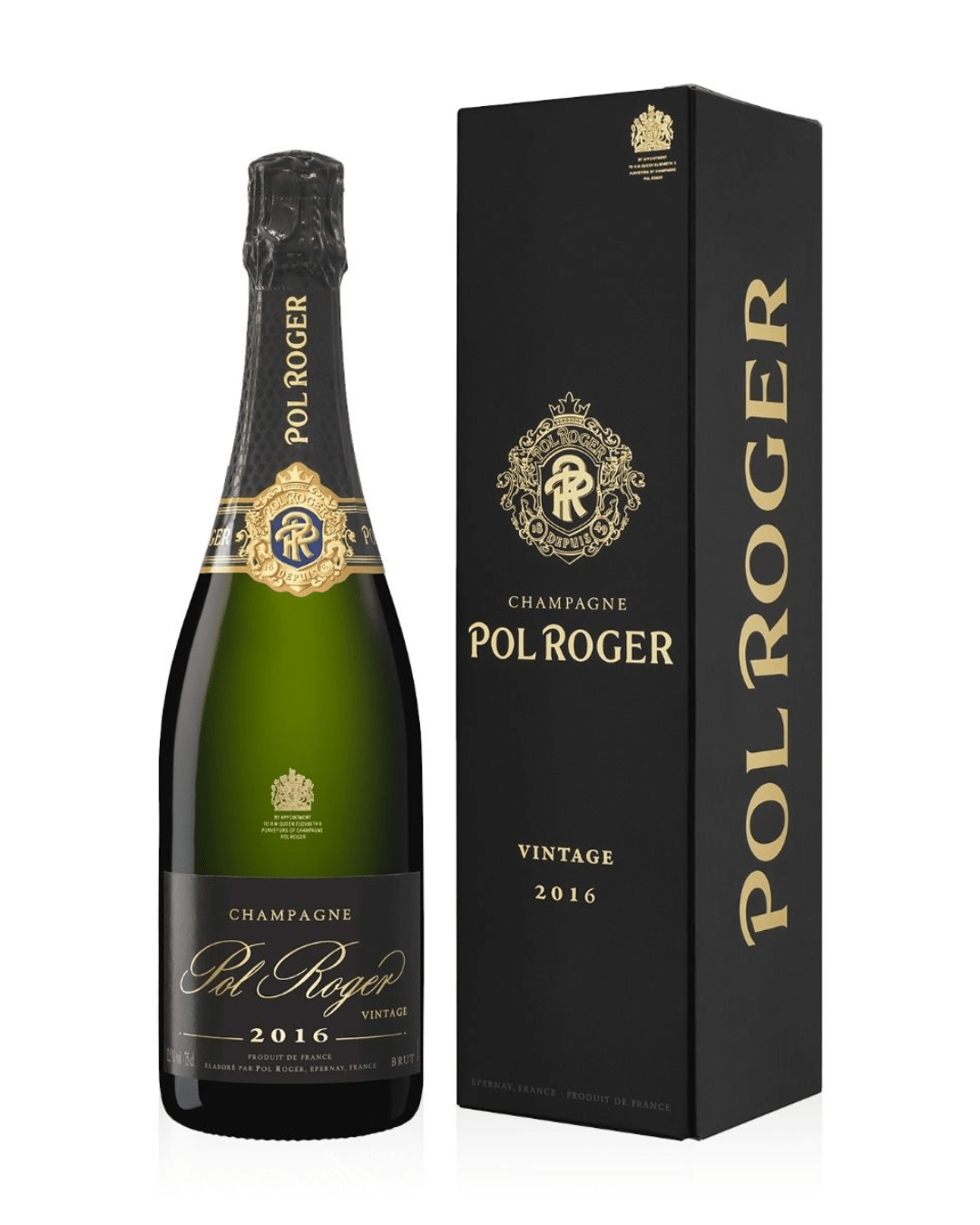 Pol Roger Vintage 2016 Champagne Gift Box, 75 cl Champagne & Sparkling