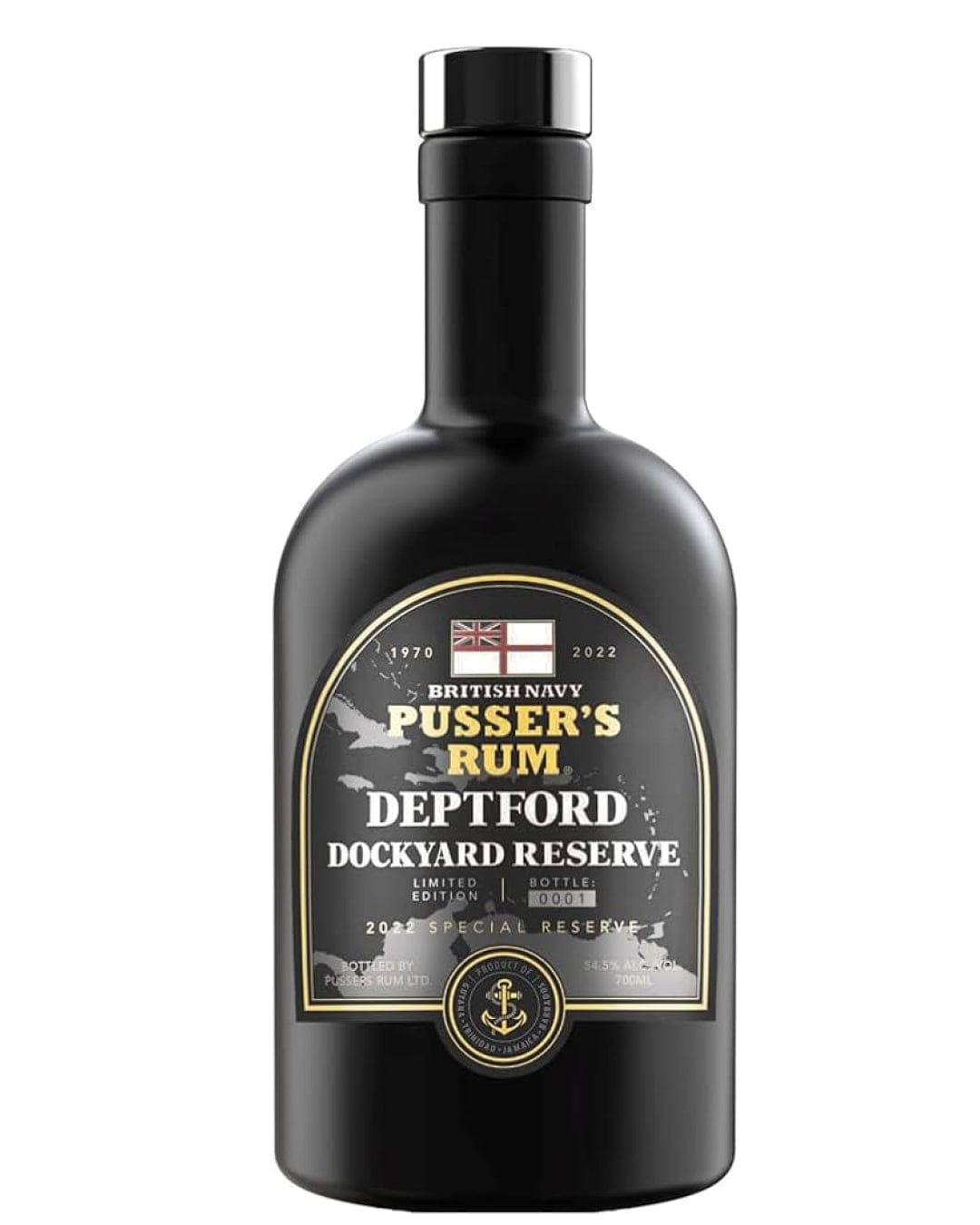 Pusser's Deptford Dockyard Reserve Limited Edition Rum, 70 cl Rum