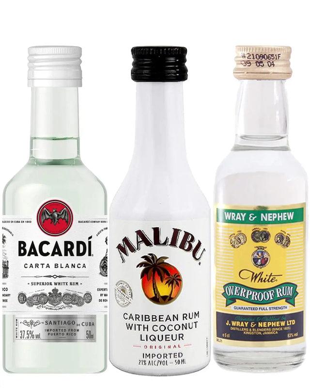Rum Miniature Tasting Trio, 3 x 5 cl spirit-miniatures