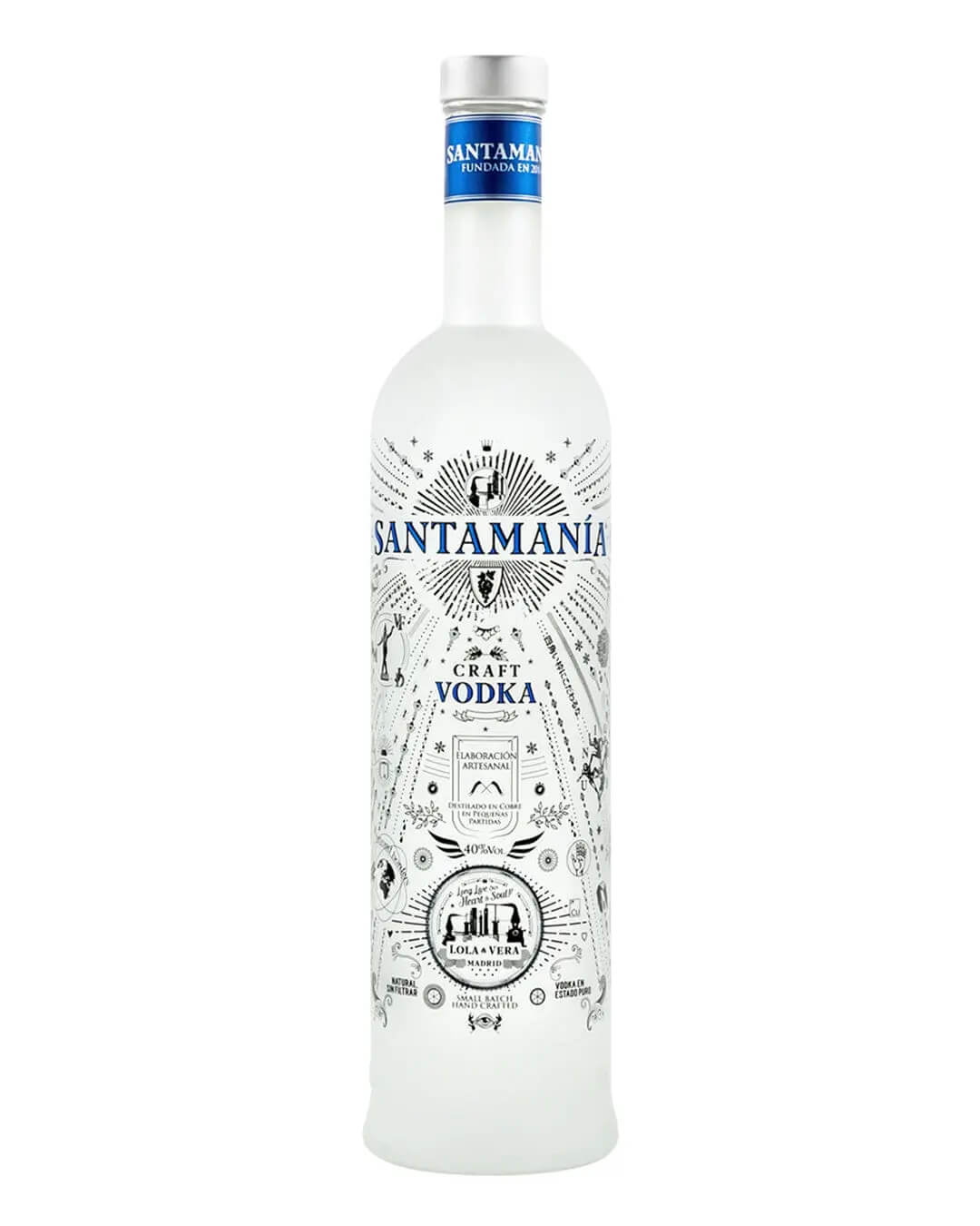 Santamania Premium Grape Vodka, 70 cl Vodka