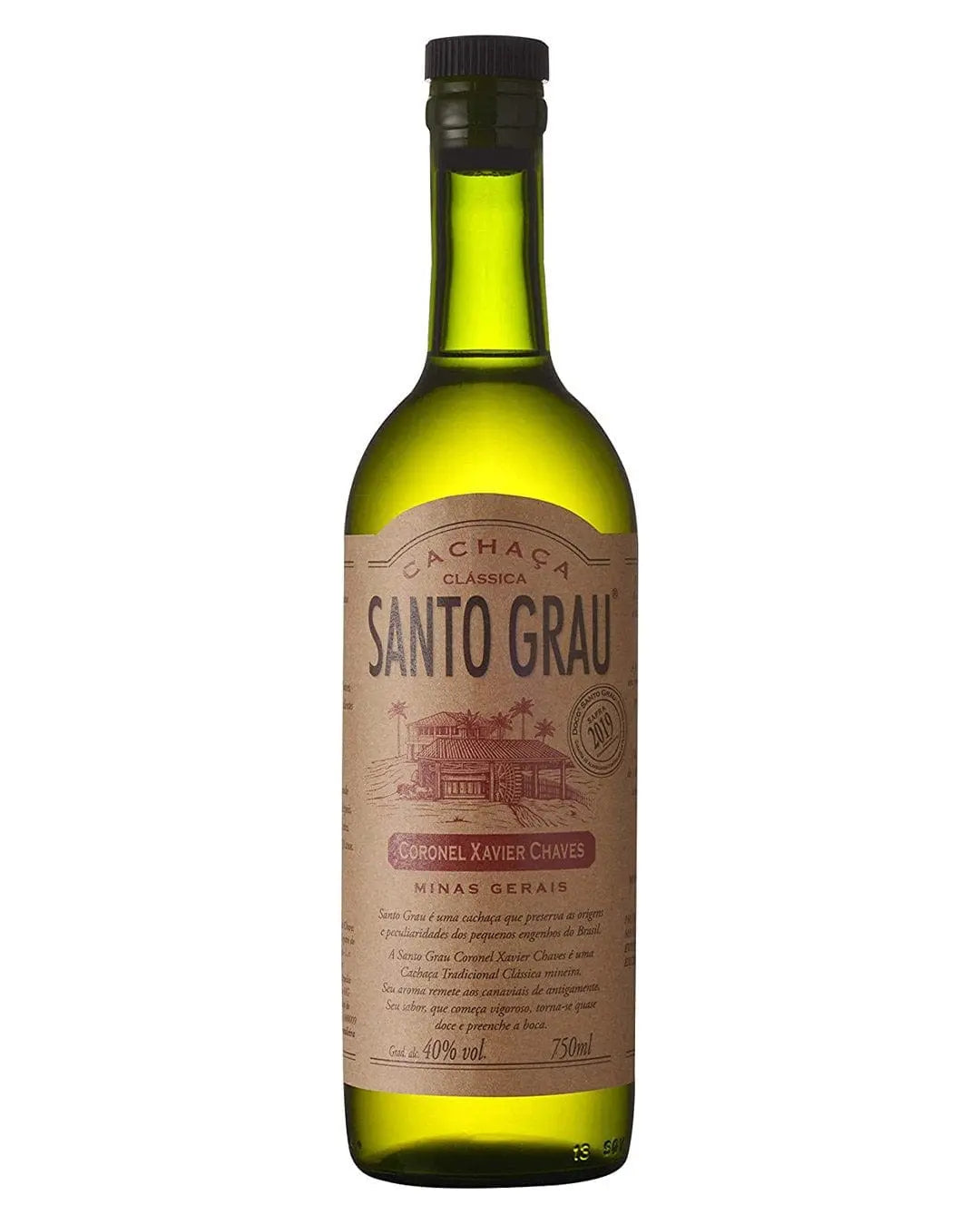 Santo Grau Coronel Xavier Chaves Cachaca, 70 cl Rum 7898255980016